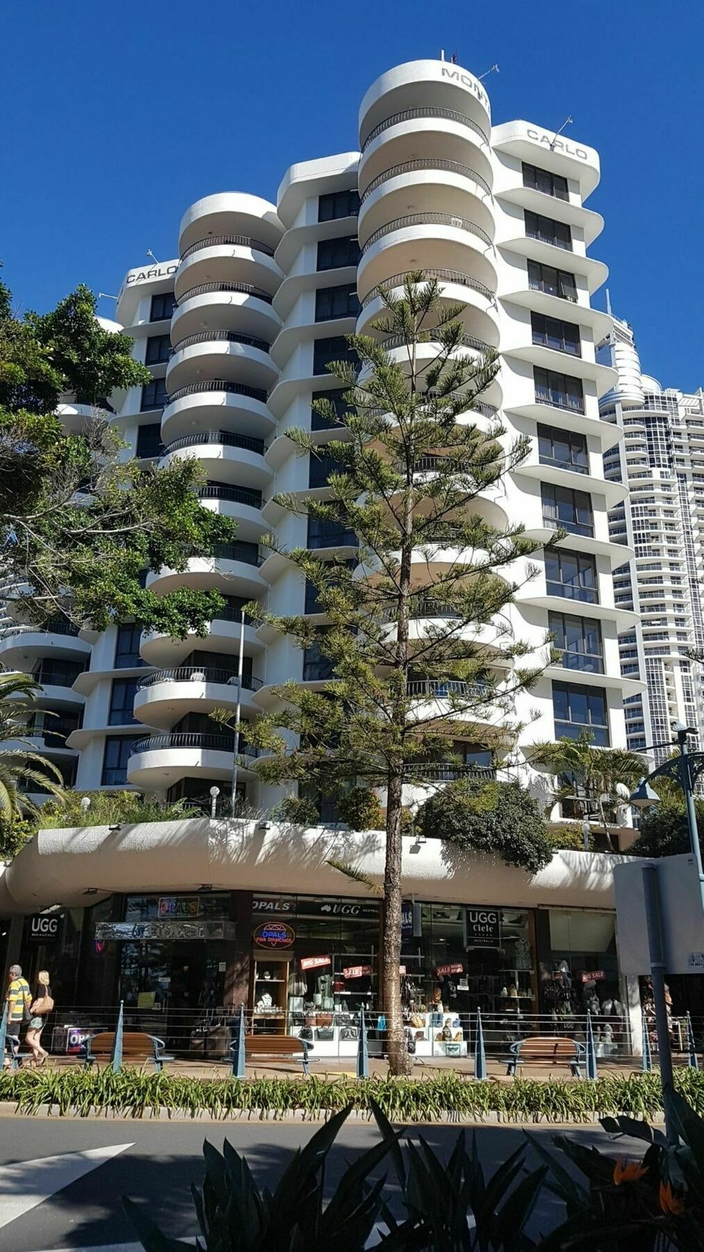 Monte Carlo Appartement Surfers Paradise Buitenkant foto
